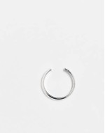 simple ear cuff in sterling silver