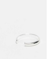simple ear cuff in sterling silver