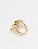 18ct gold vermeil chunky starfish ring