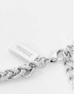 unisex chain necklace in silver