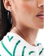 8mm rounded hoop earrings in sterling silver
