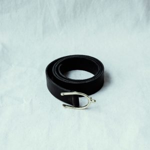 Belt Lagun Grained Lining Nubuk Stitch 58158 | Black